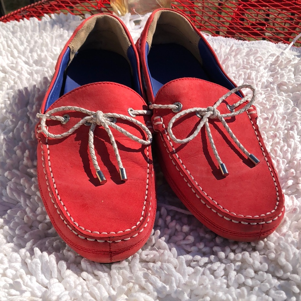 🚨B2G1 SEBAGO Red Brown Suede Loafers